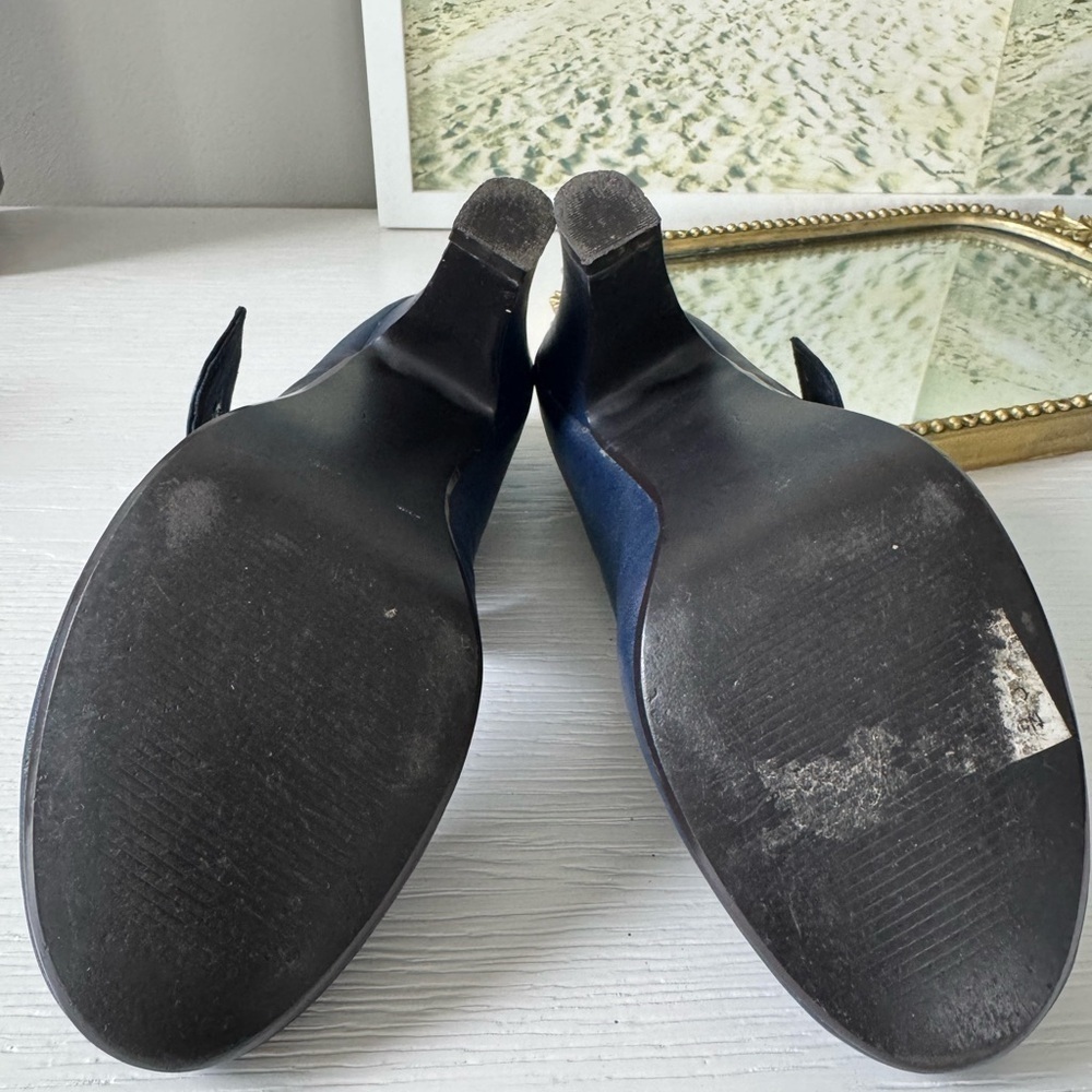 Steve Madden ❤️❤️Blue Heels with Strap and Cut-out Design - Picture 4 of 4